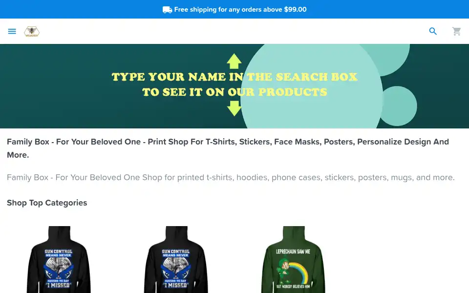 Screenshot of mfamilybox.com