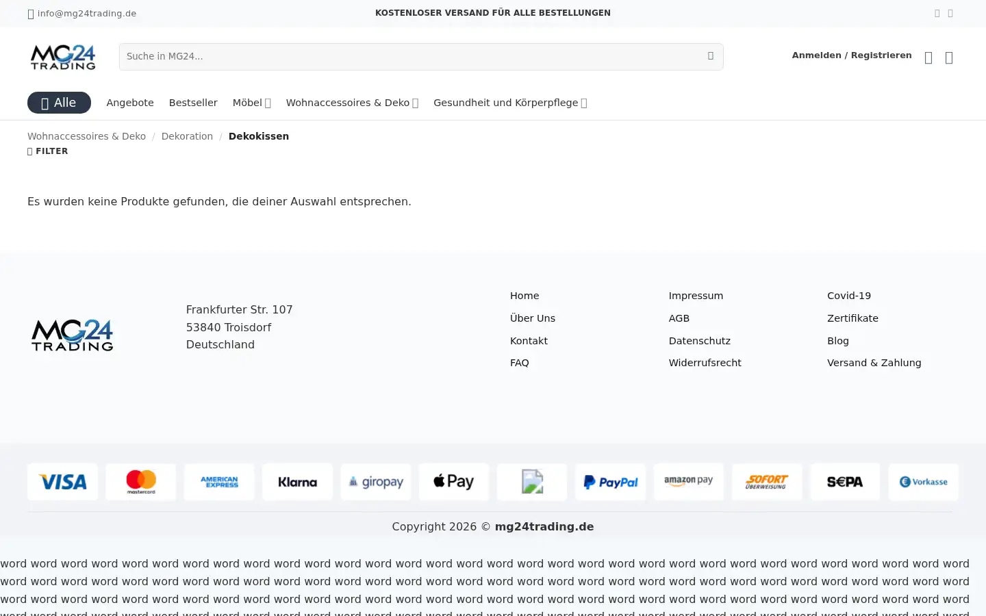 Screenshot of mg24trading.de