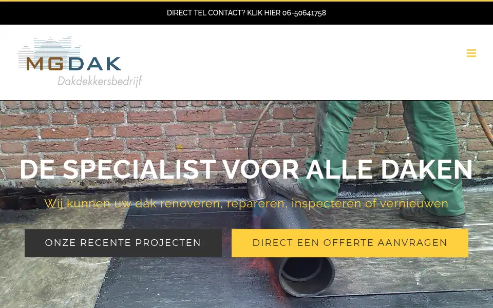 Screenshot of mgdak.com