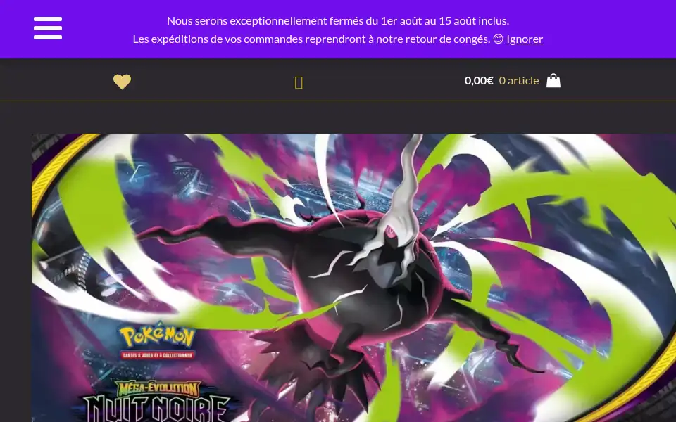 Screenshot of mgs-shop.fr