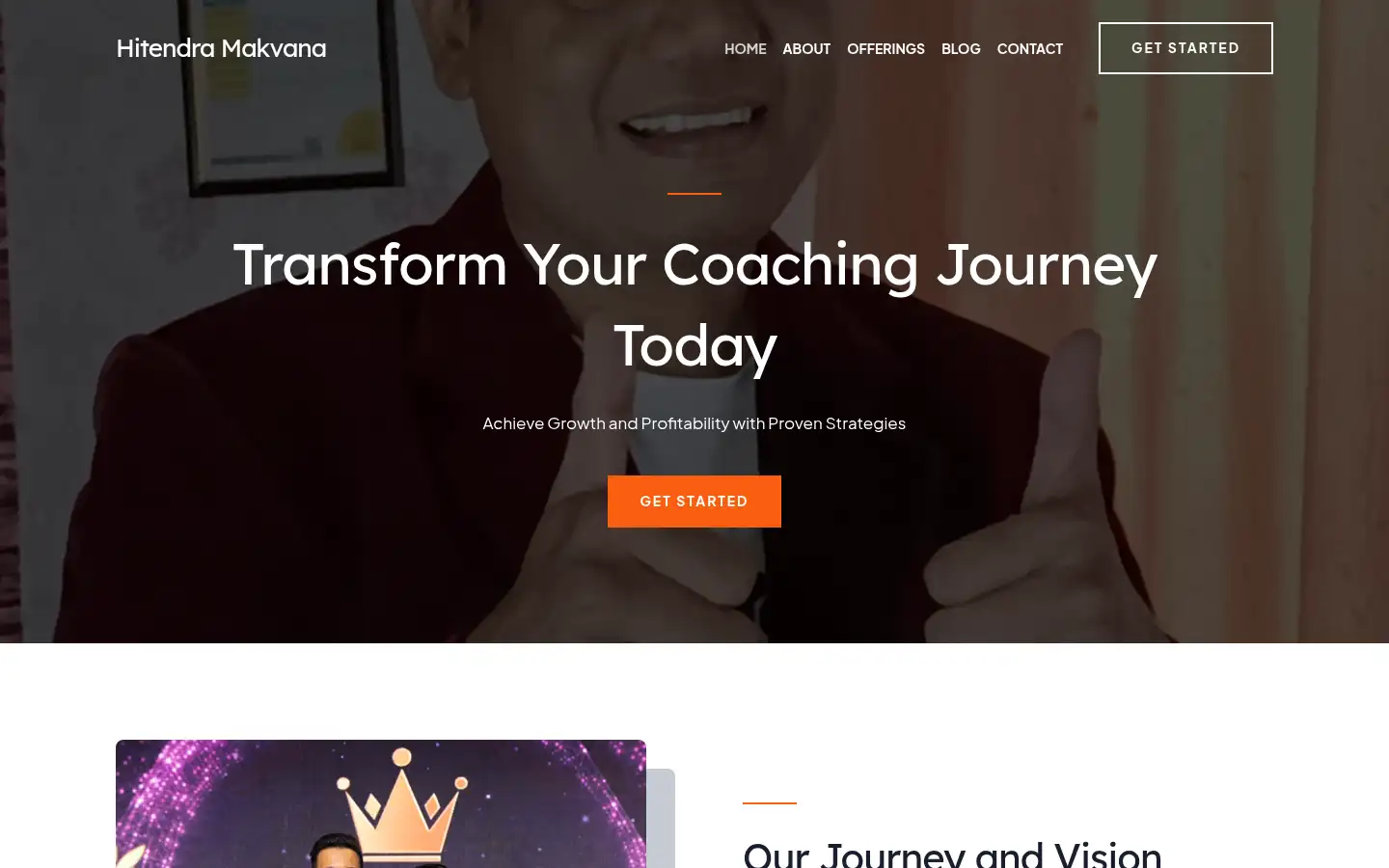 Screenshot of mhitendra.in