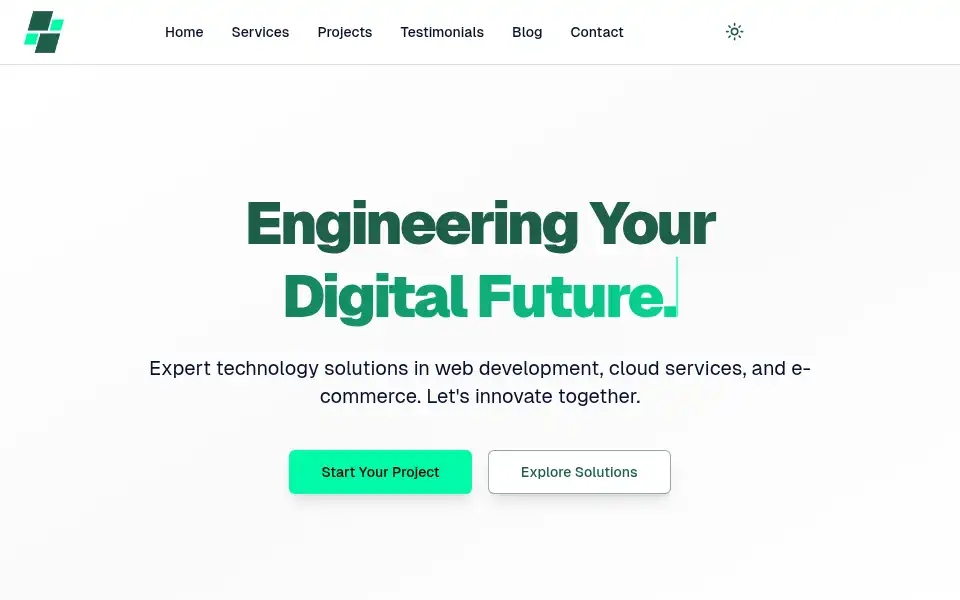 Screenshot of miahtech.co.uk