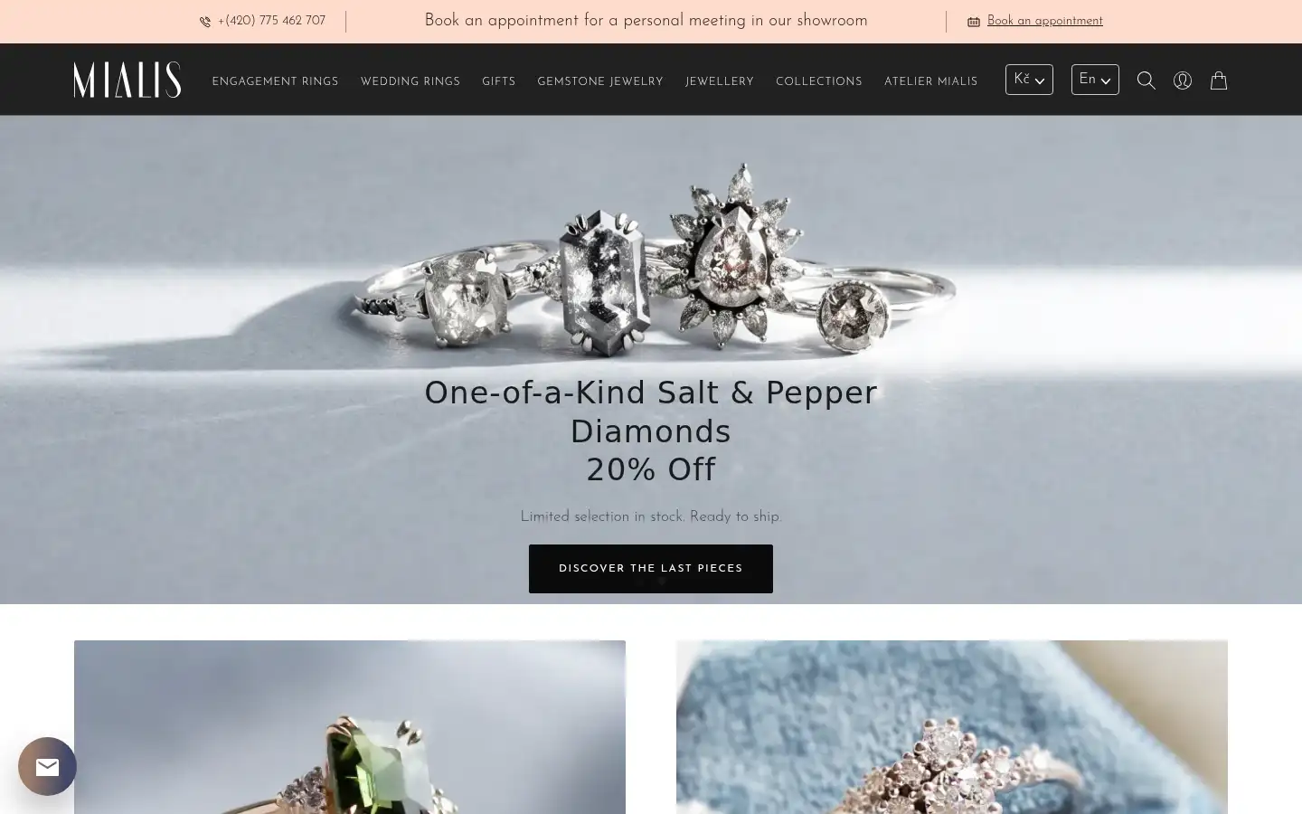 Screenshot of mialis.cz