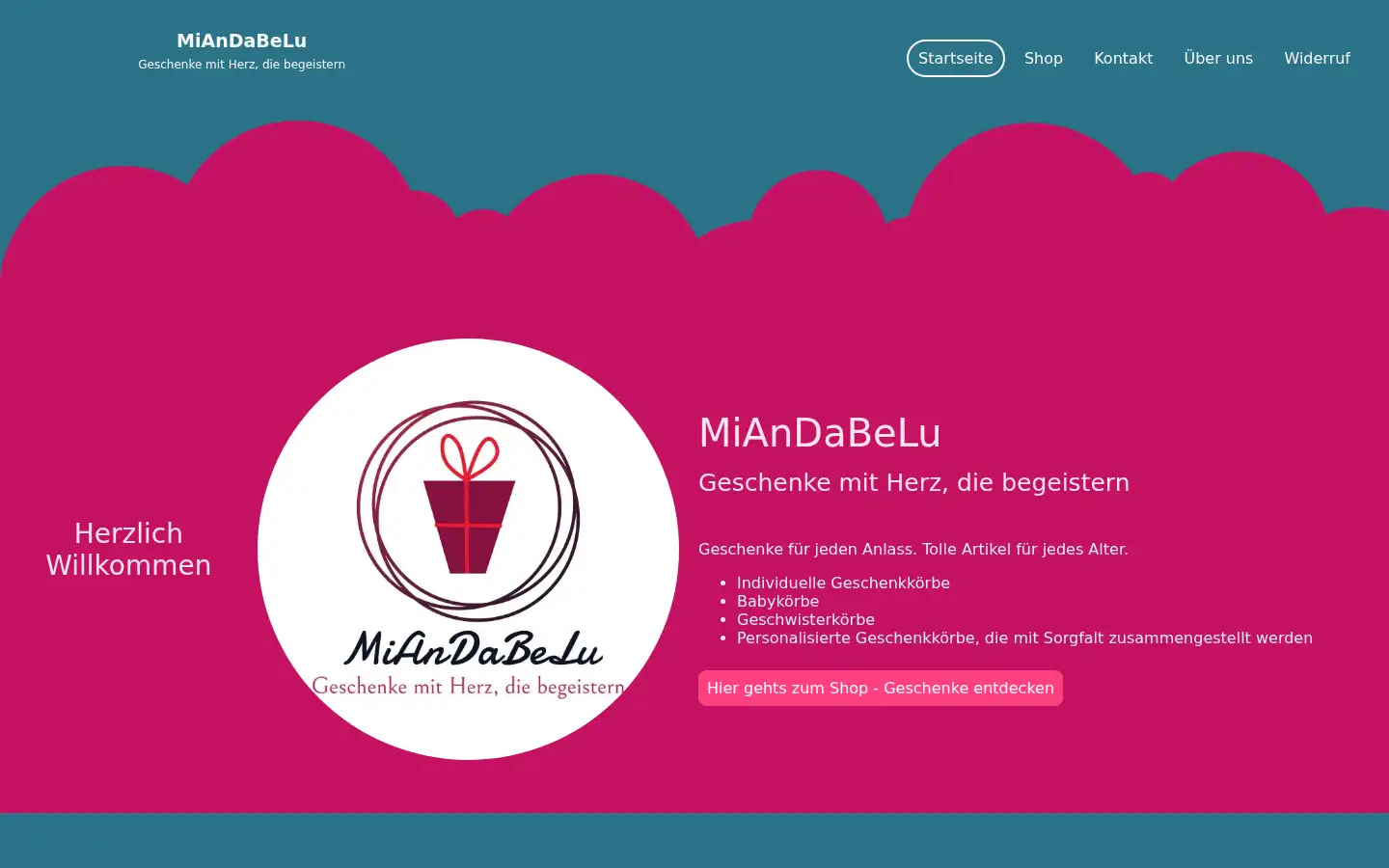 Screenshot of miandabelu.de