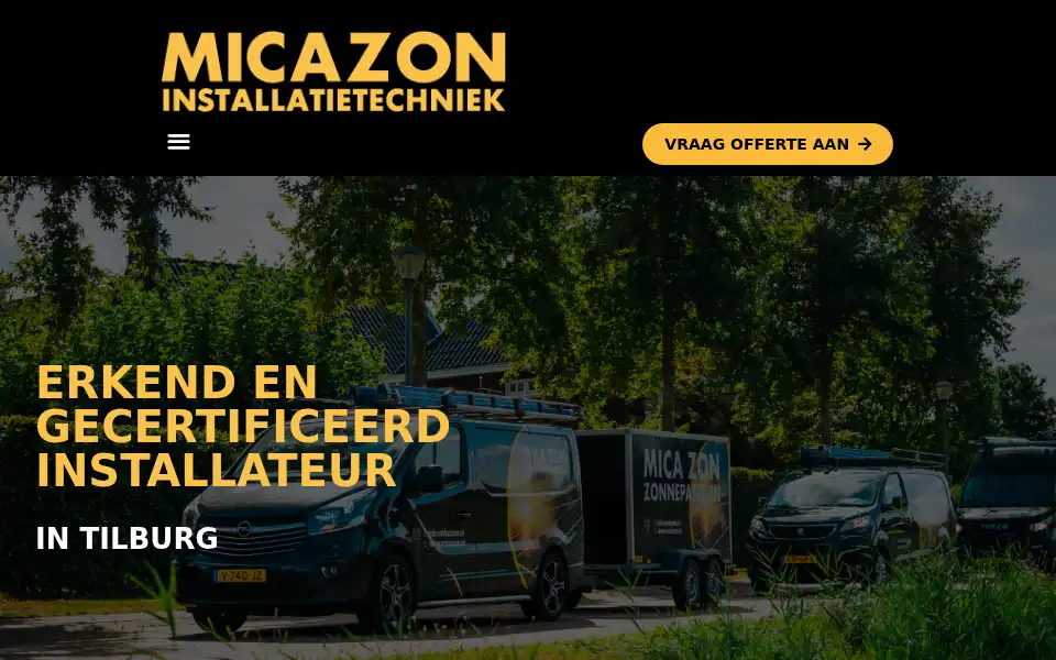 Screenshot of micazon.nl