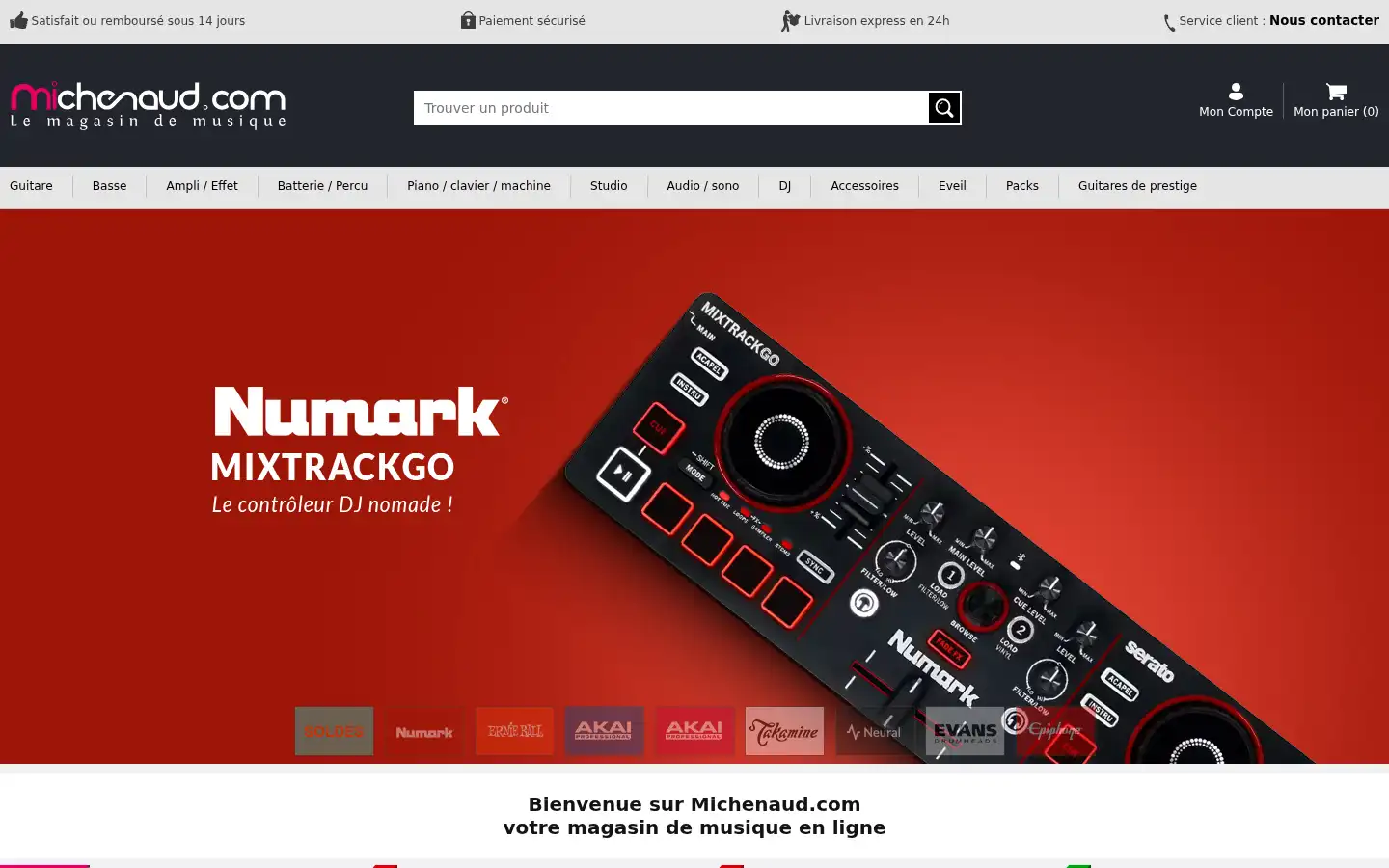 Screenshot of michenaud.com