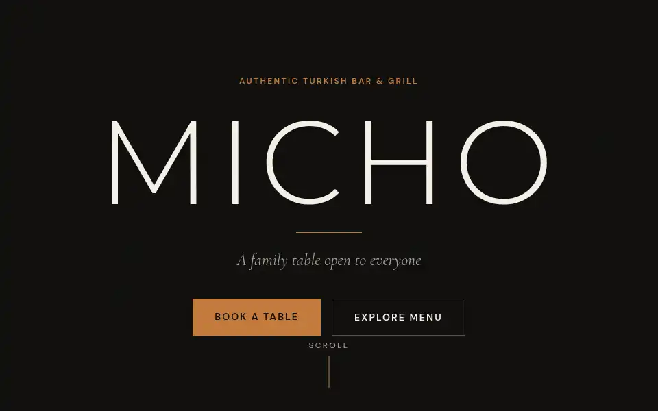 Screenshot of michoturkishbarandgrill.co.uk