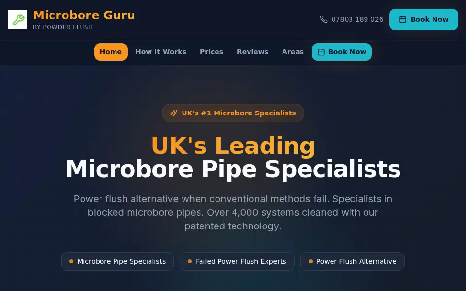 Screenshot of microboreguru.uk