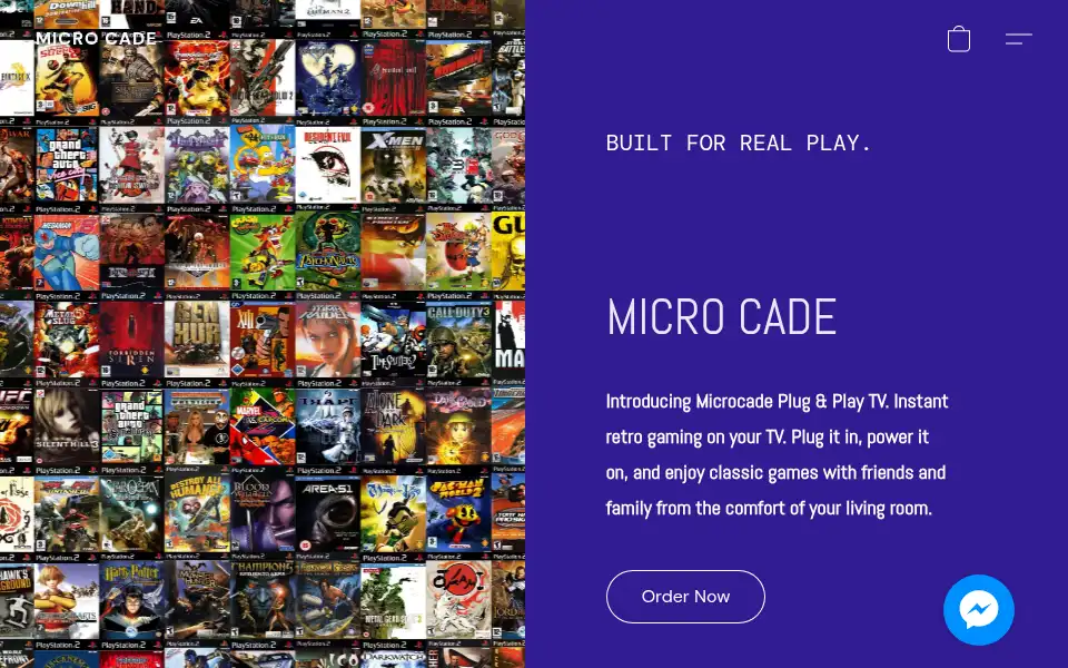 Screenshot of microcade.ecwid.com
