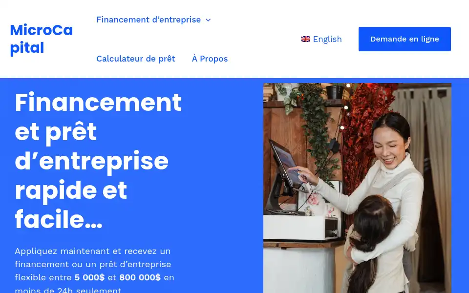 Screenshot of microcapital.ca