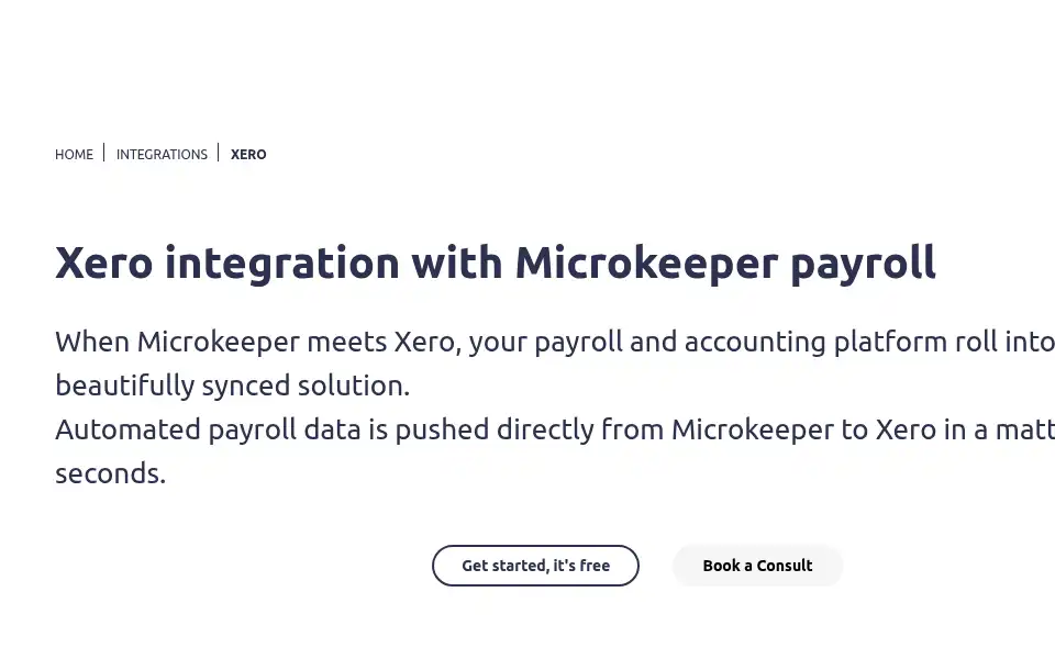 Screenshot of microkeeper.com.au