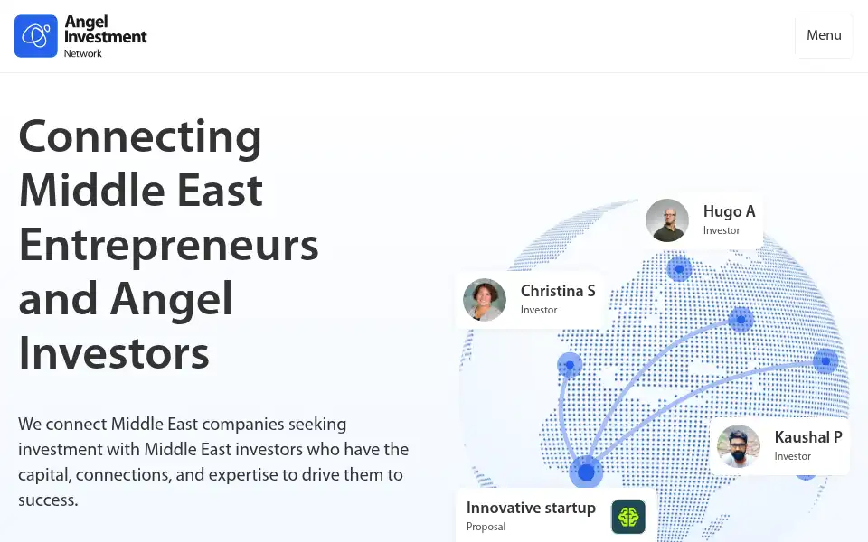 Screenshot of middleeastinvestmentnetwork.com