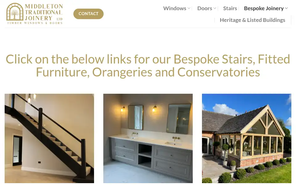 Screenshot of middletonjoinery.co.uk