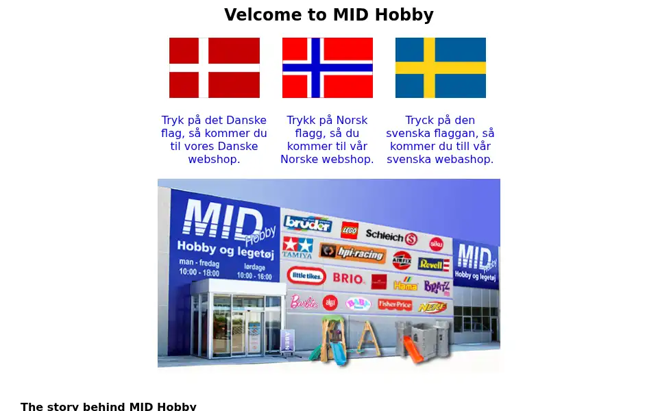 Screenshot of midhobby.com