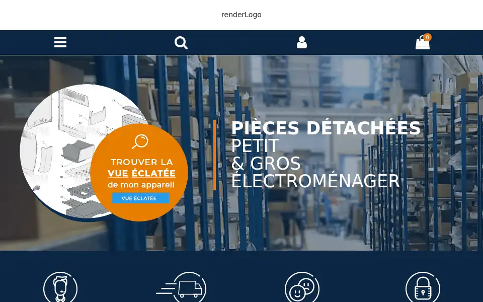 Screenshot of midi-pieces-menager.fr