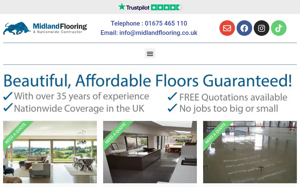 Screenshot of midlandflooring.co.uk