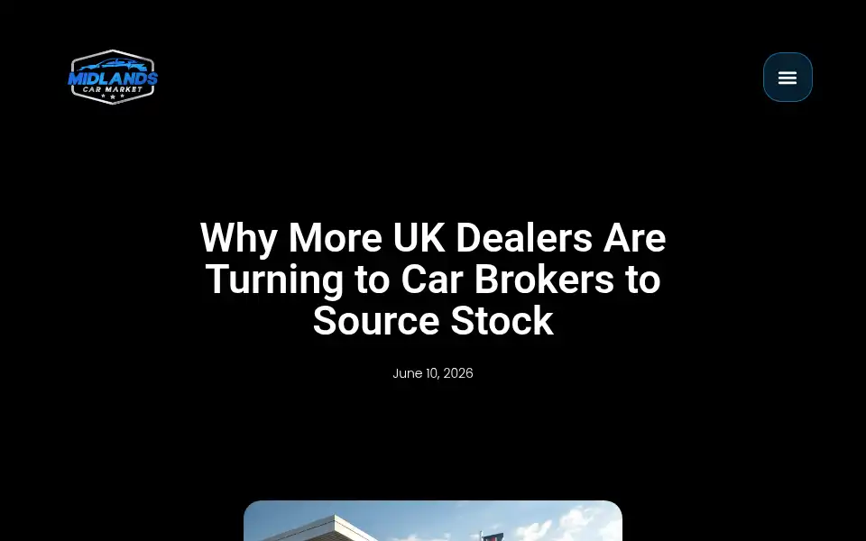 Screenshot of midlandscarmarket.co.uk