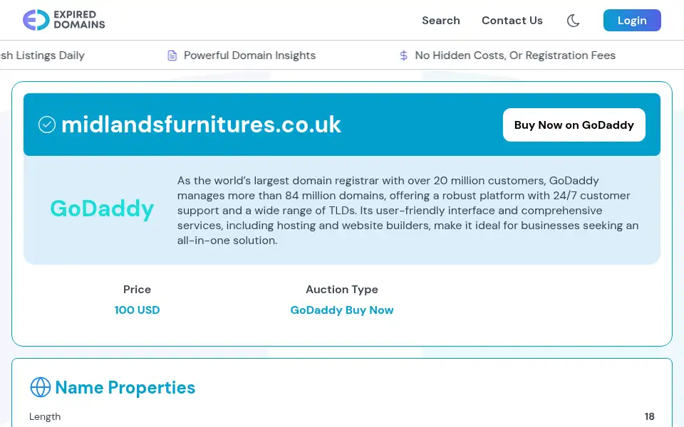 Screenshot of midlandsfurnitures.co.uk