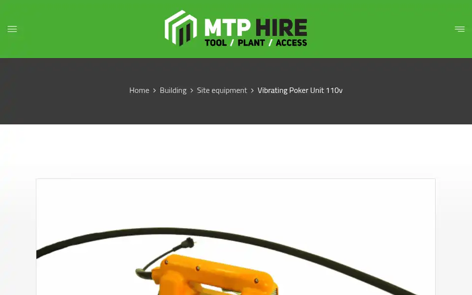 Screenshot of midlandstoolandplanthire.co.uk