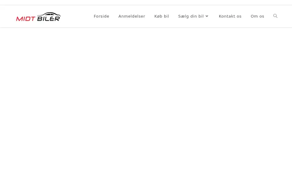 Screenshot of midtbiler.dk