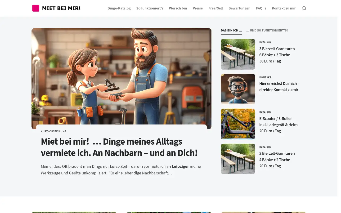 Screenshot of miet-bei-mir.de