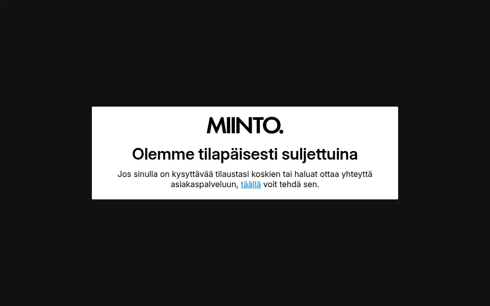Screenshot of miinto.fi