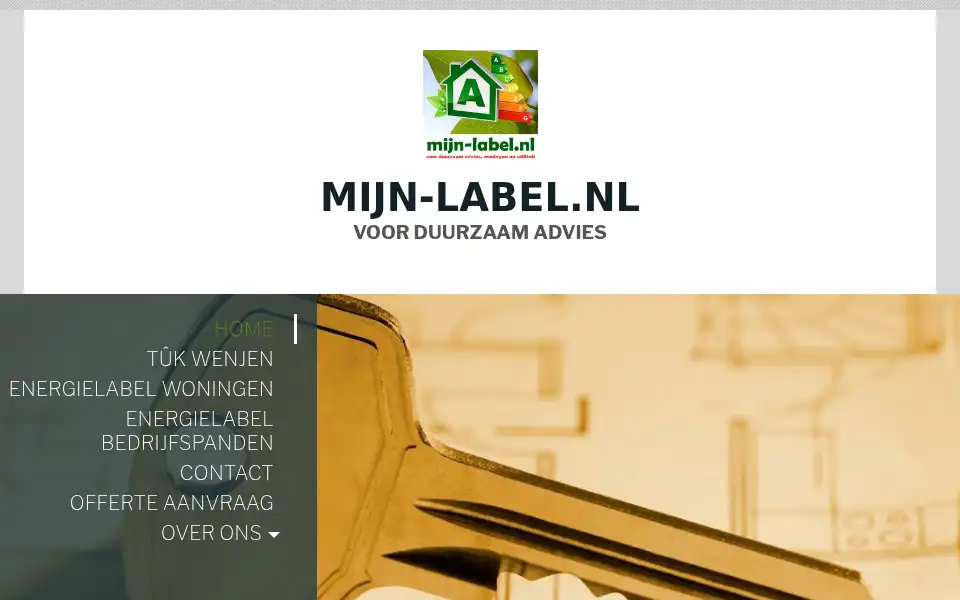 Screenshot of mijn-label.nl