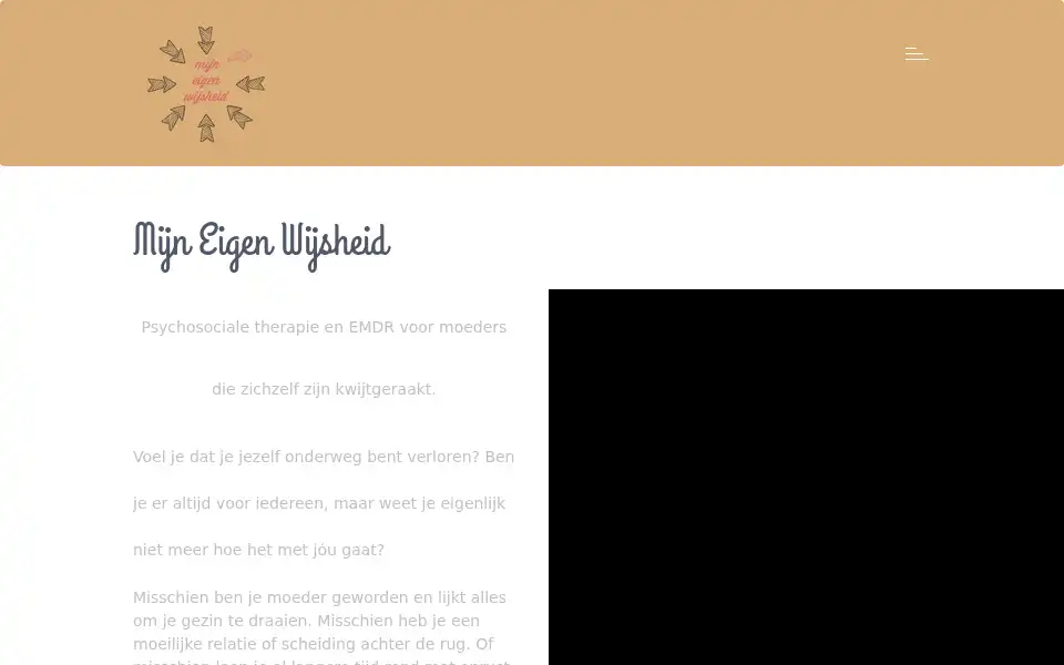 Screenshot of mijneigen-wijsheid.nl