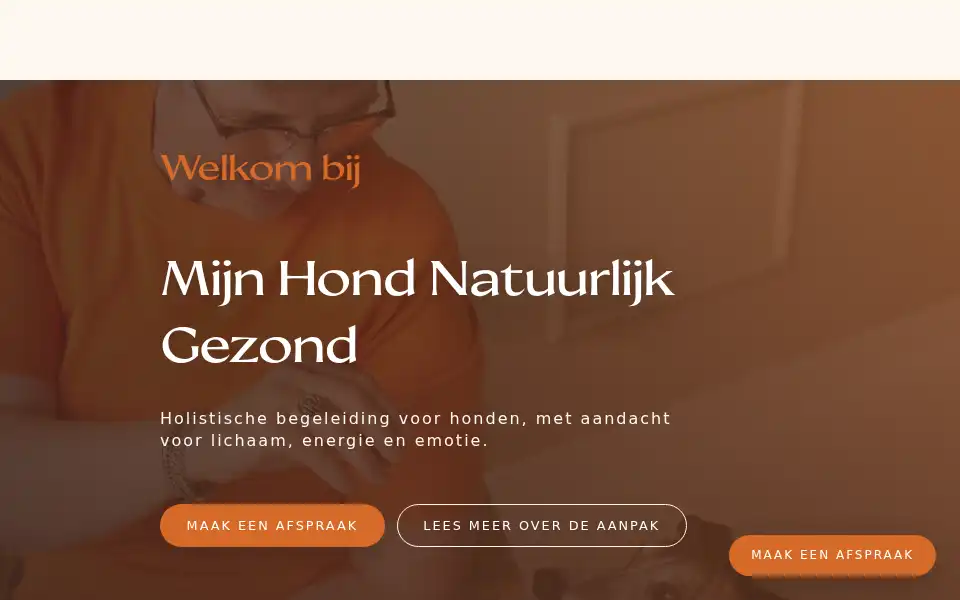 Screenshot of mijnhondje.nl