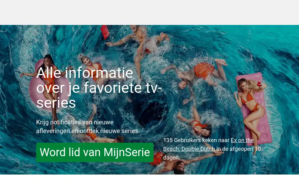 Screenshot of mijnserie.nl