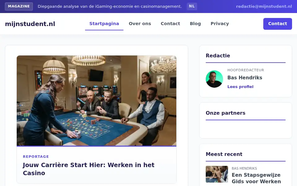 Screenshot of mijnstudent.nl