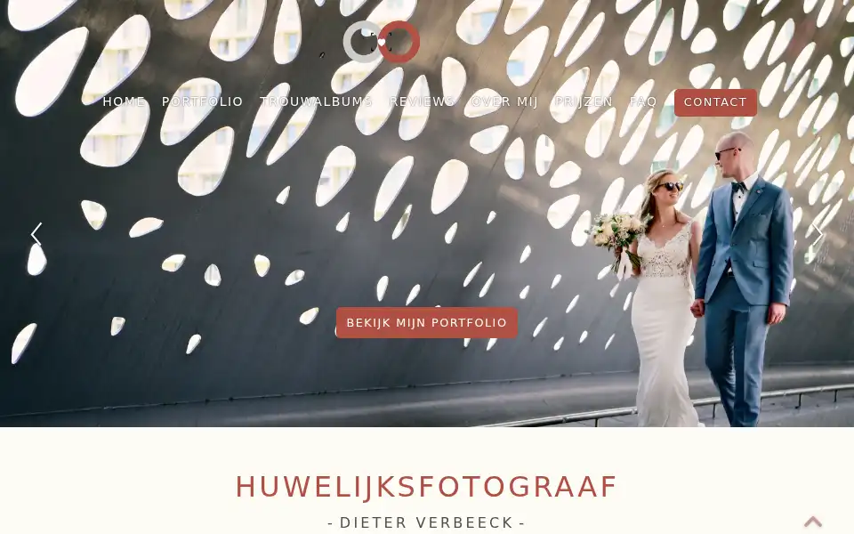 Screenshot of mijntrouwfoto.be