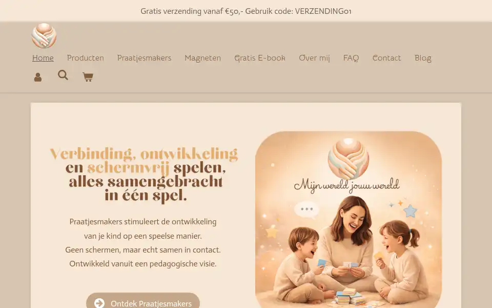 Screenshot of mijnwereldjouwwereld.nl