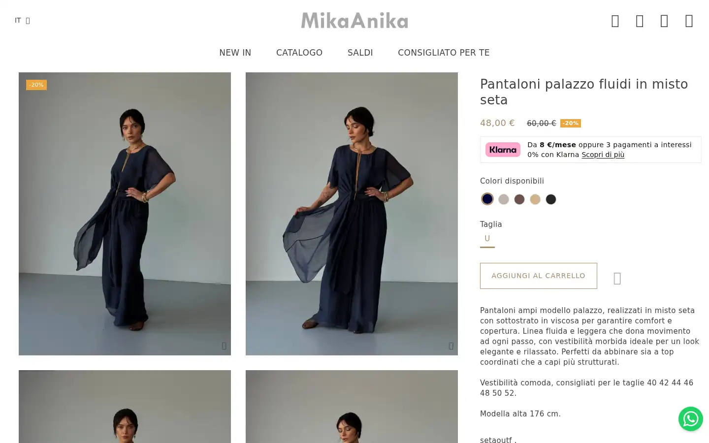 Screenshot of mikaanika.com