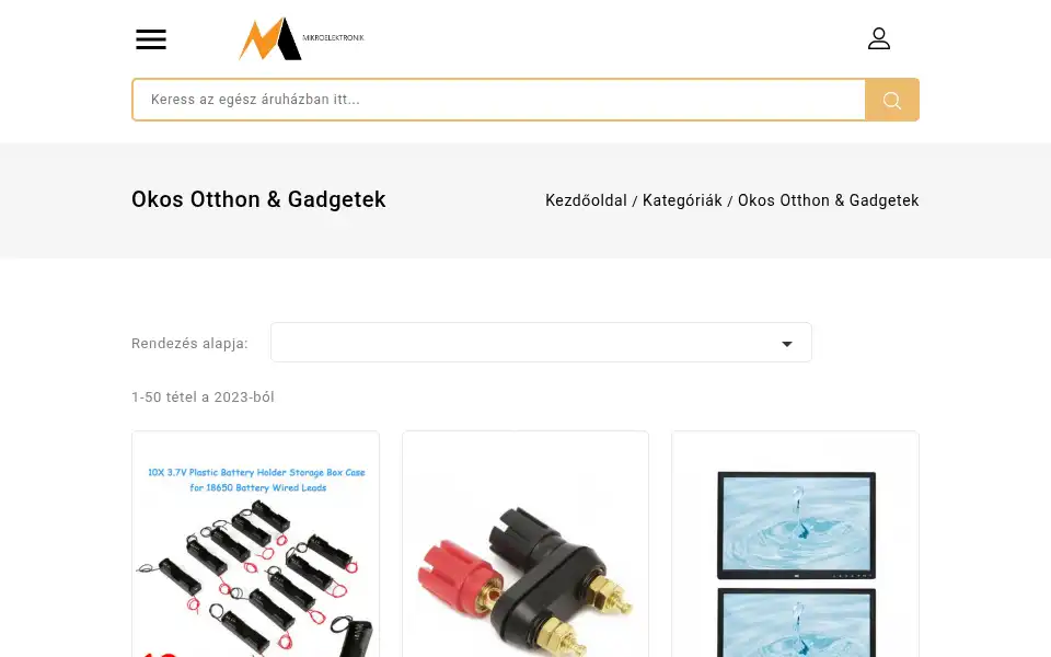 Screenshot of mikroelektronik.hu