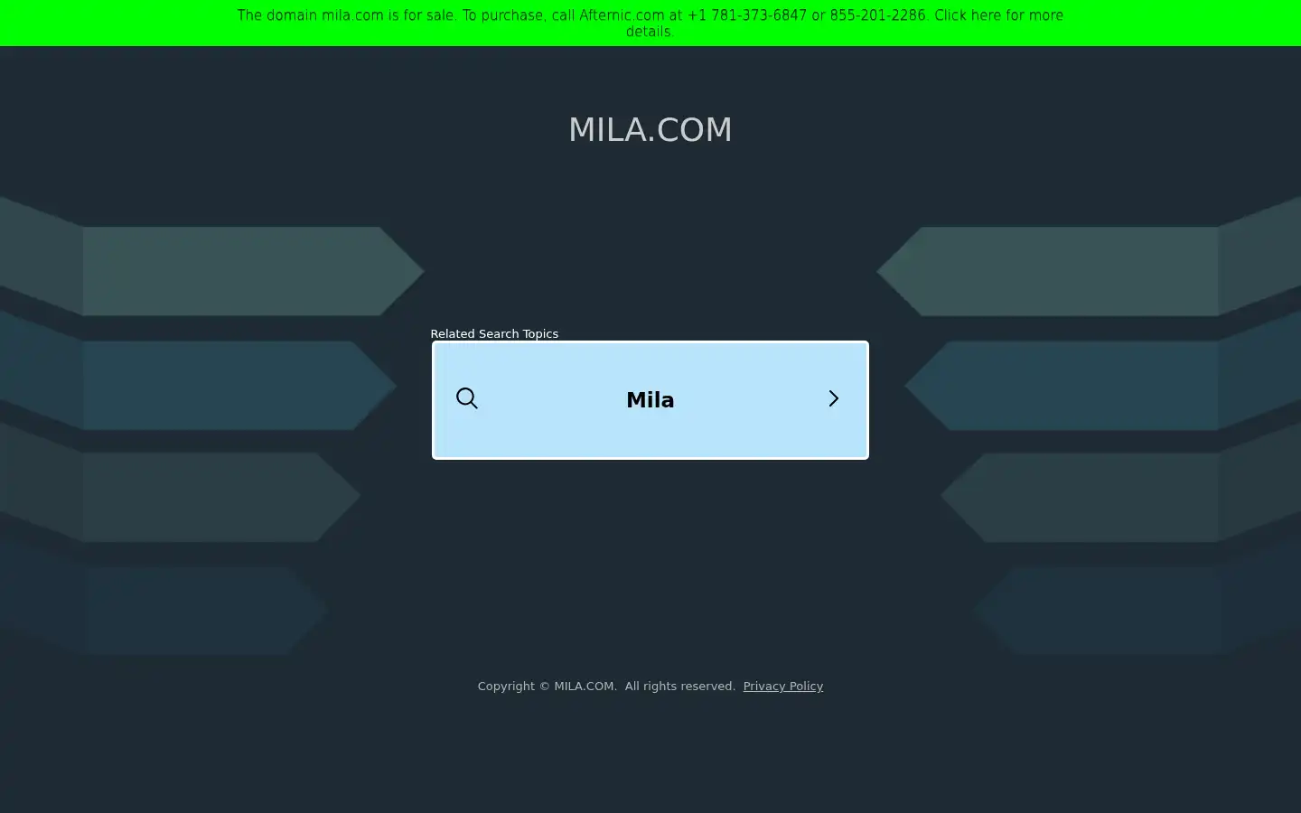 Screenshot of mila.com