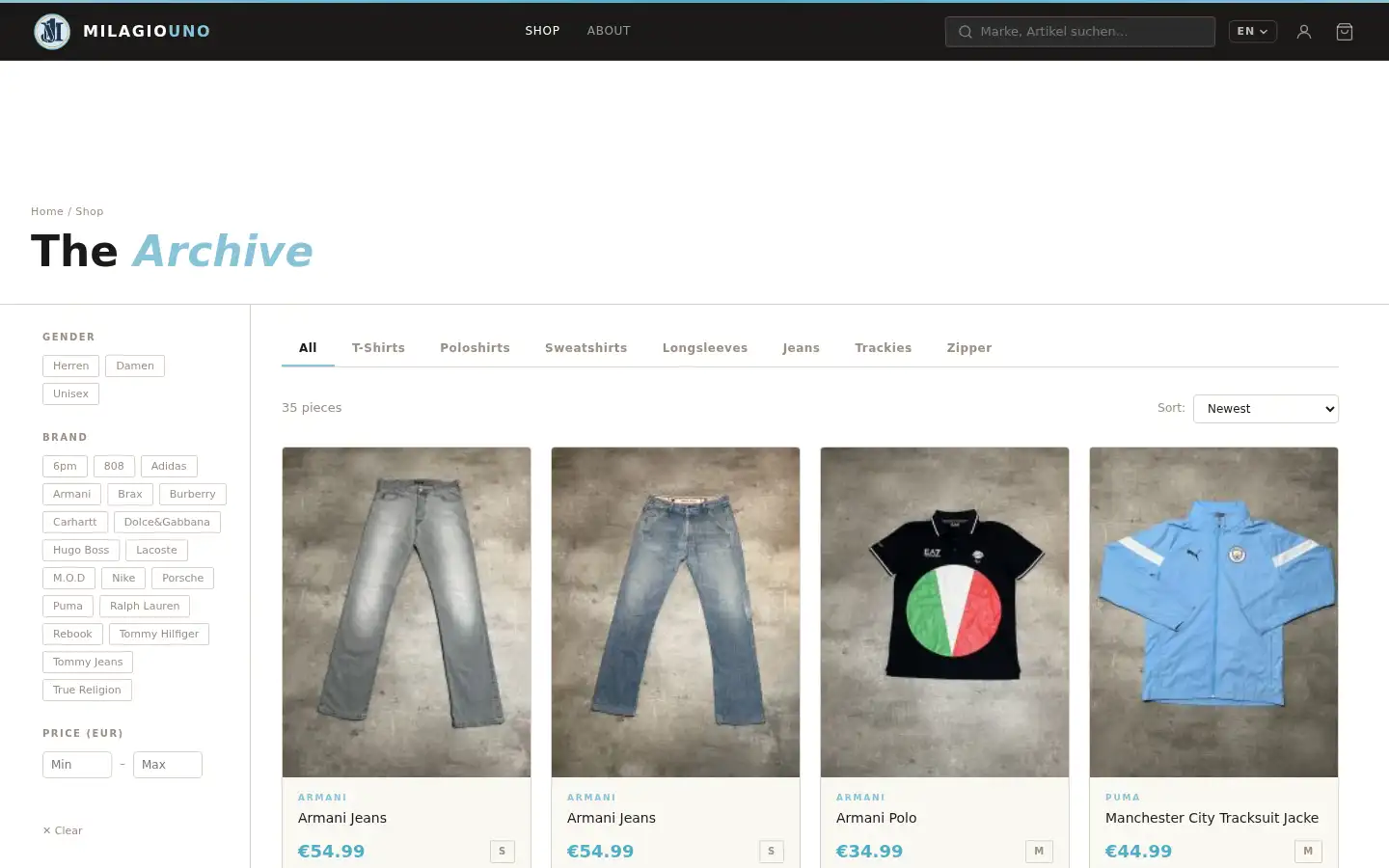 Screenshot of milagiouno.com