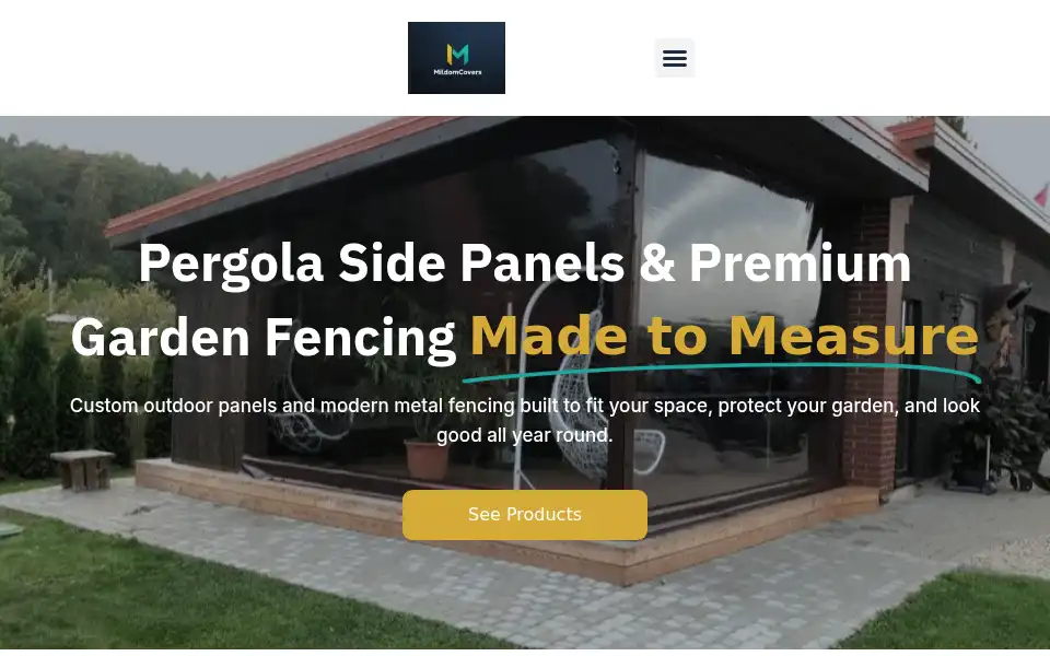 Screenshot of mildomcovers.co.uk