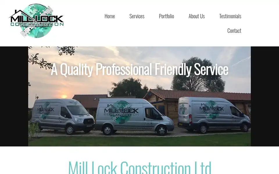 Screenshot of mill-lockconstruction.co.uk