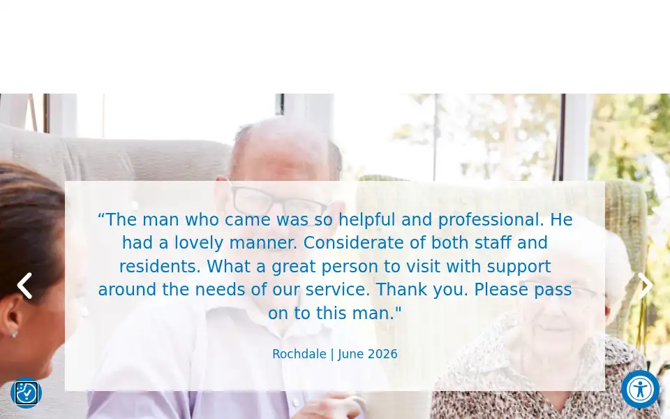 Screenshot of millbrookhealthcare.co.uk