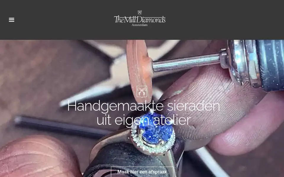 Screenshot of milldiamonds.com