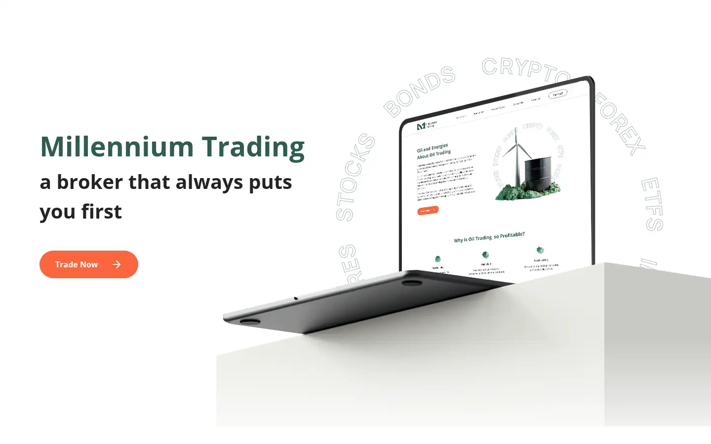 Screenshot of millenniumtrading.info