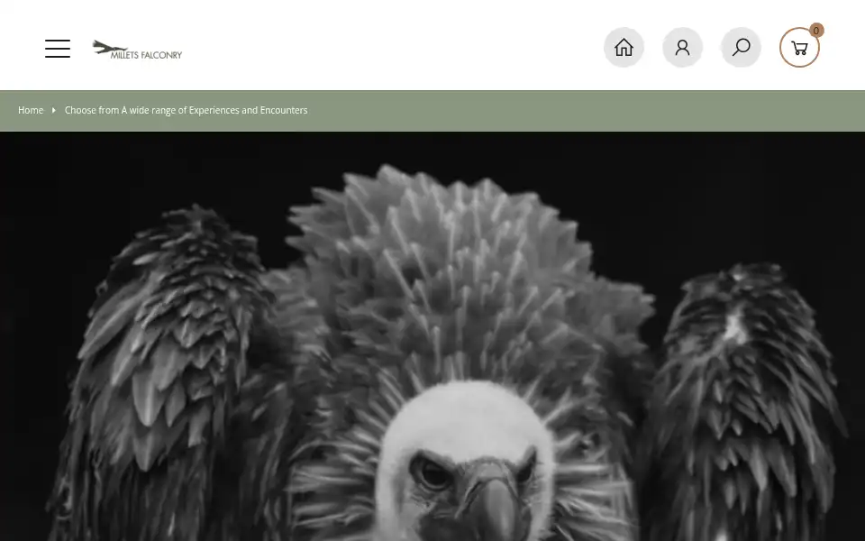 Screenshot of milletswildside.co.uk