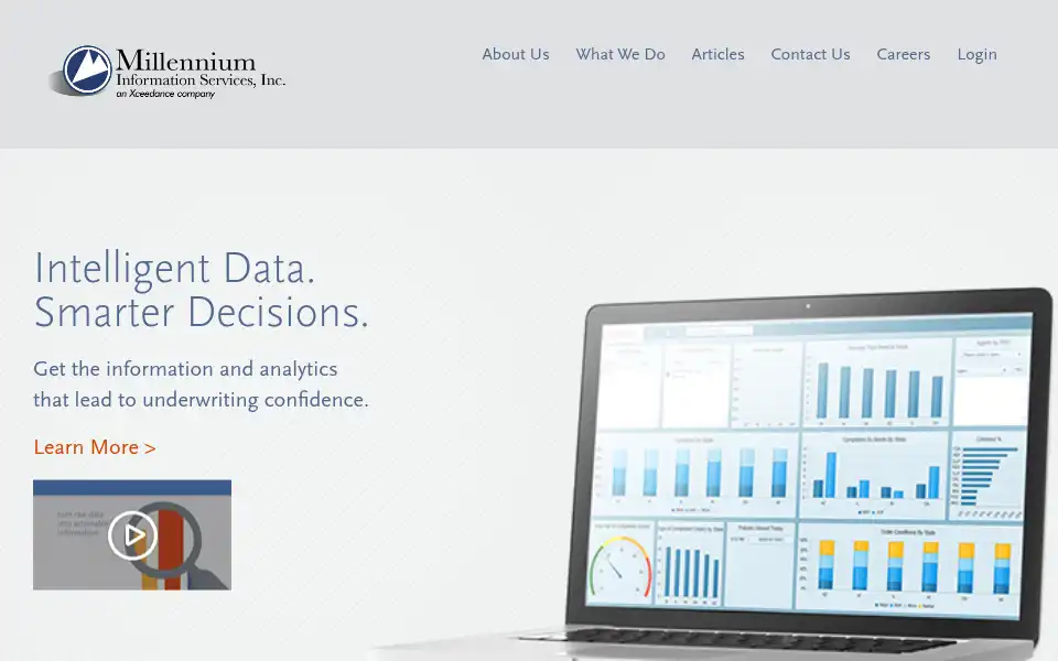 Screenshot of millinfo.com