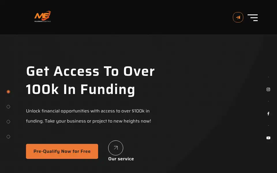 Screenshot of millionaireessentials.com