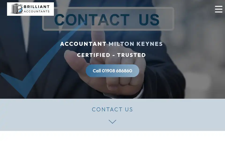 Screenshot of miltonkeynesaccountants.co.uk
