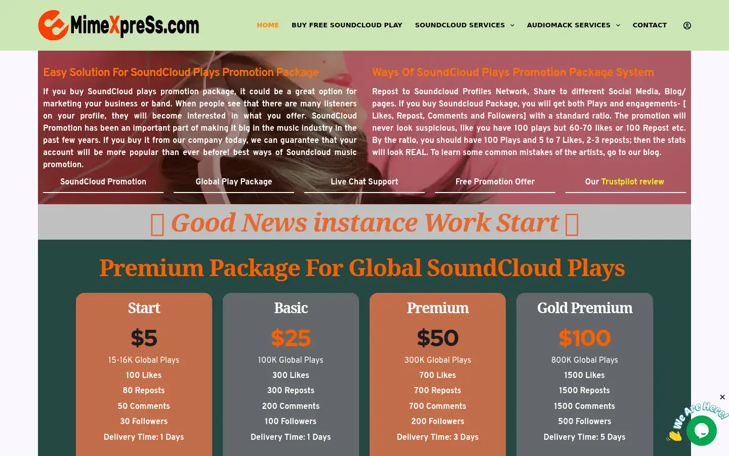 Screenshot of mimexpress.com