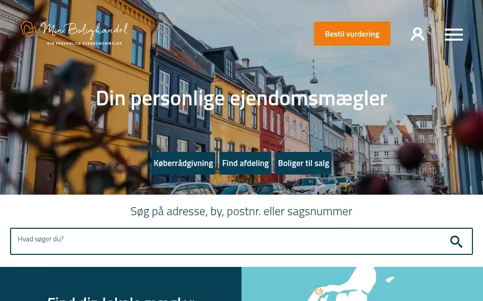 Screenshot of minbolighandel.dk