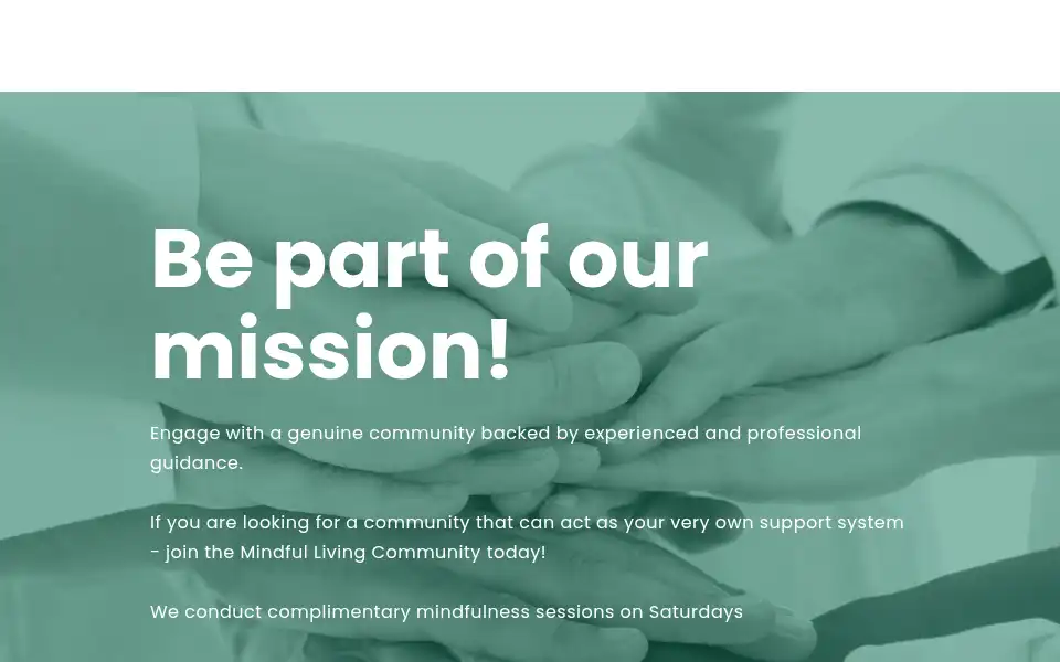 Screenshot of mindfulliving.co.in