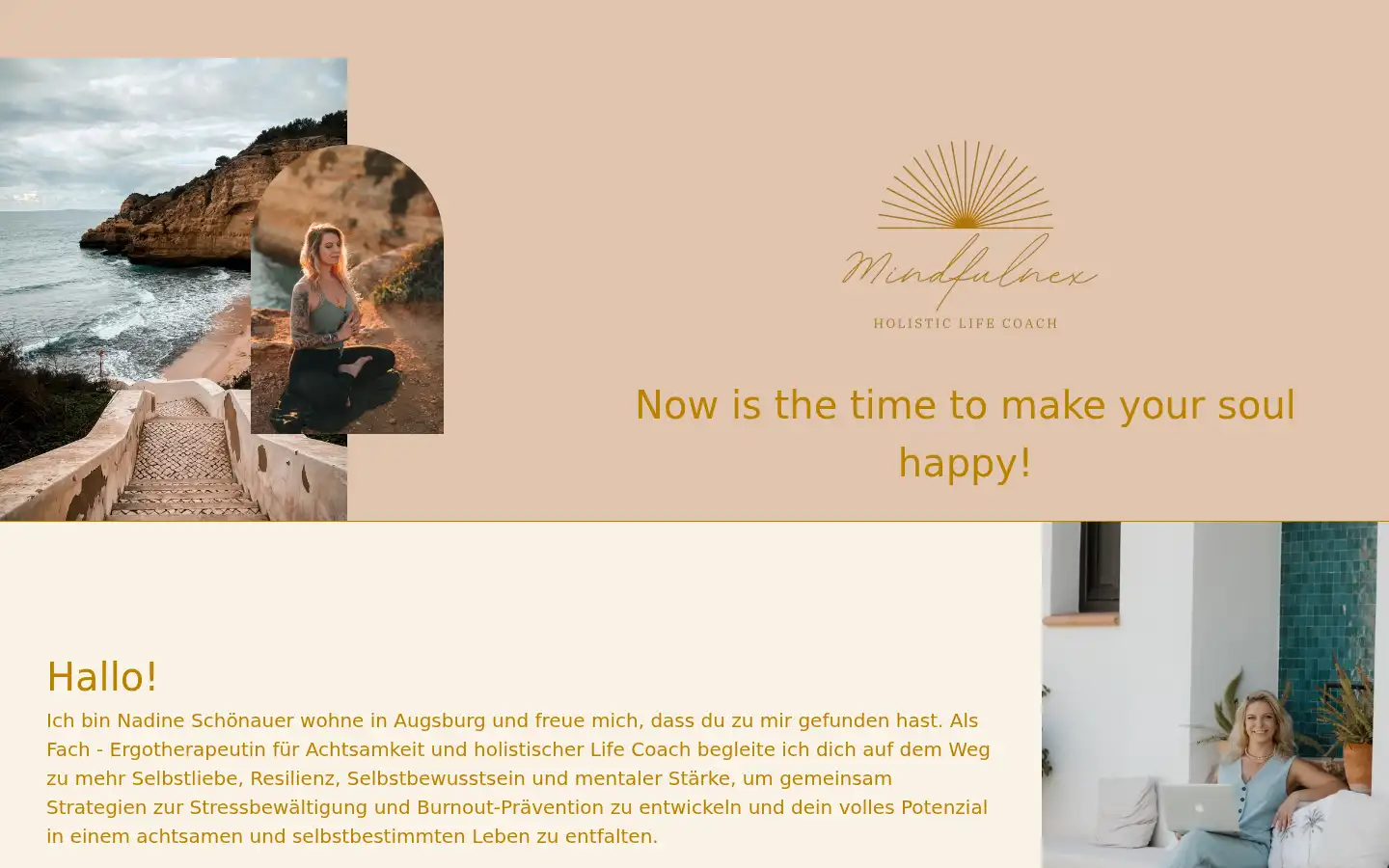 Screenshot of mindfulnexcoaching.com